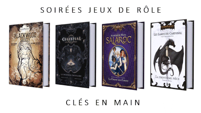 8 coffrets Soirées JdR d'ElderCraft en foulencement